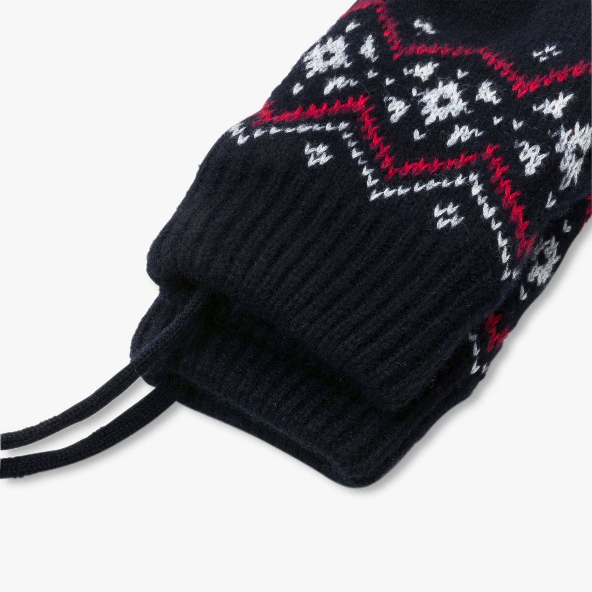 Gants Eloi 3 en laine - Marine & Multicore
