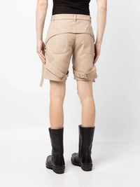 1pcs RELIQUAT 150€ / Short chaps retro en sergé - Sand