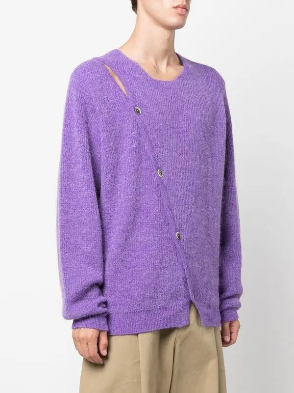 90€ / 1 sold //1 QTY / ST100%   Cardigan Pau en laine mélangée - Purple