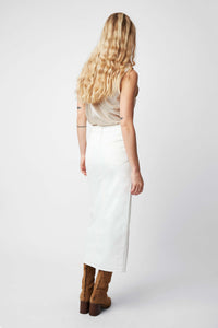 Jupe Mona en denim - Blanc