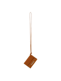 Porte Jacquemus en cuir - Brown