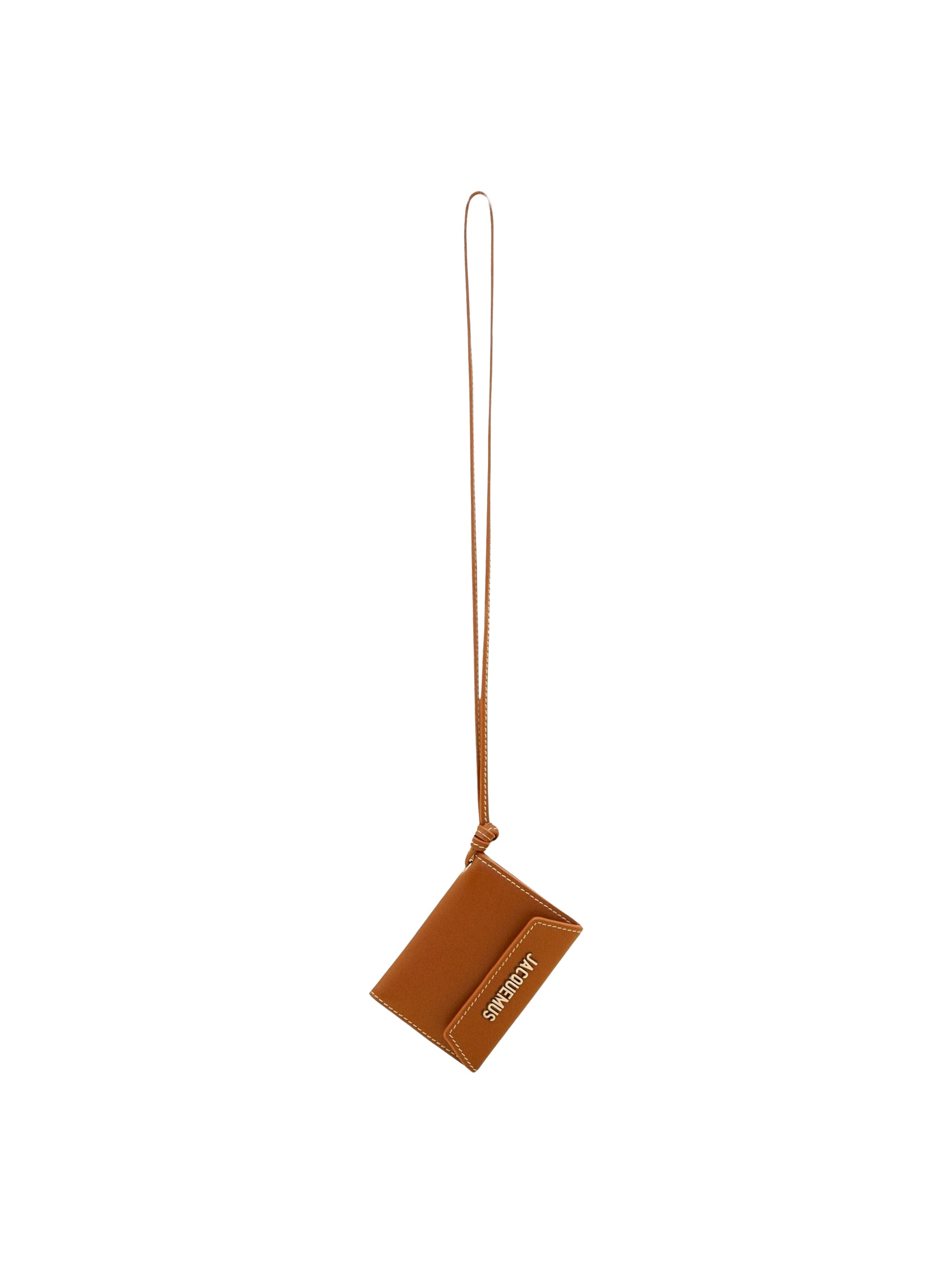 Porte Jacquemus en cuir - Brown