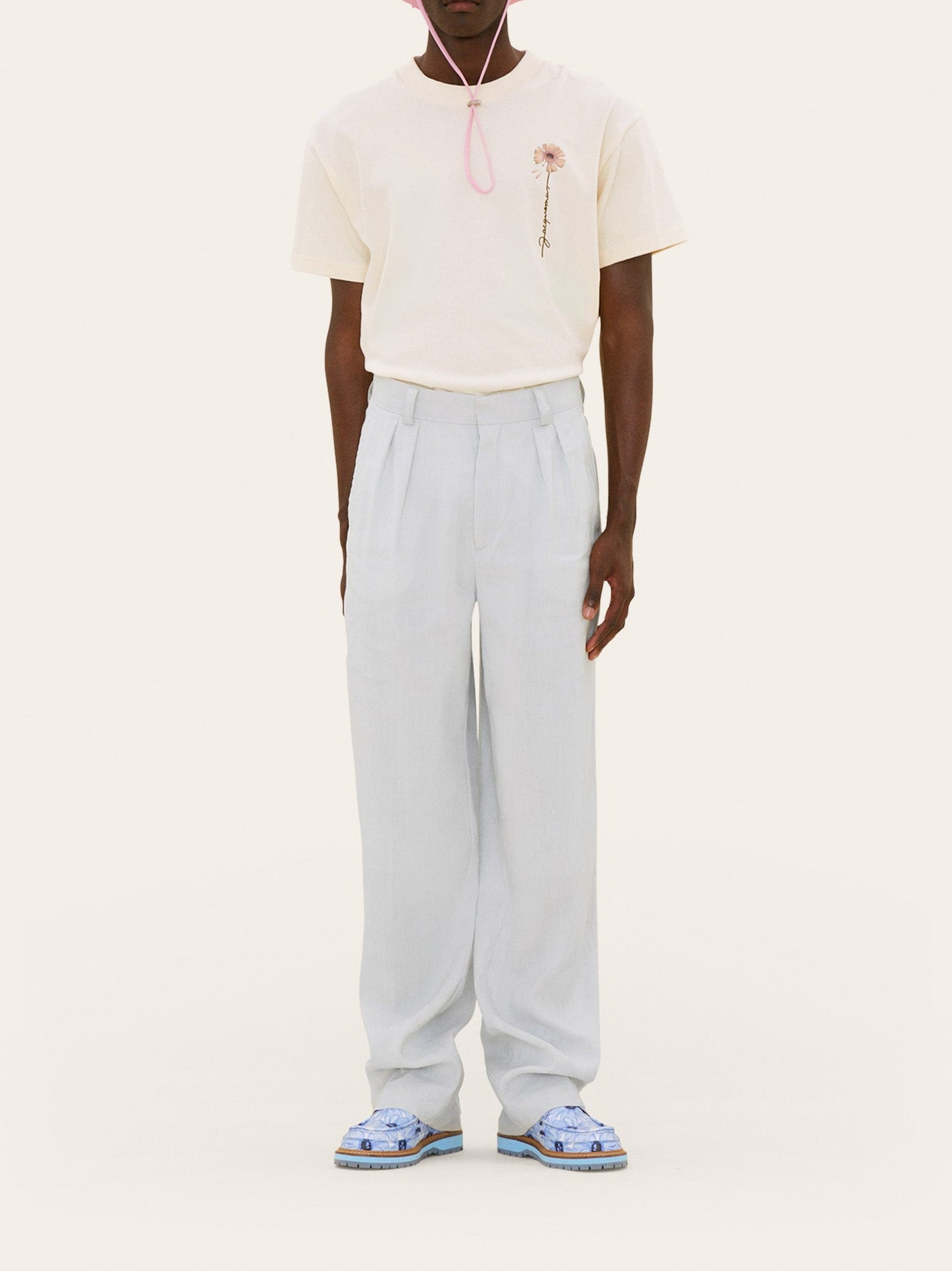 LIGHT YELLOW LE TSHIRT FLEUR