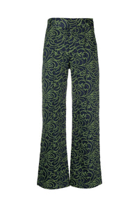 NAVY & OLIVE // YOSHI JACQUARD