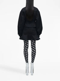 Veste cannelée en denim - Black