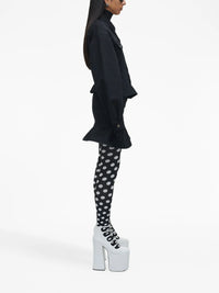 Veste cannelée en denim - Black