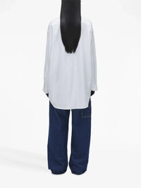 Chemise oversize à poche - White
