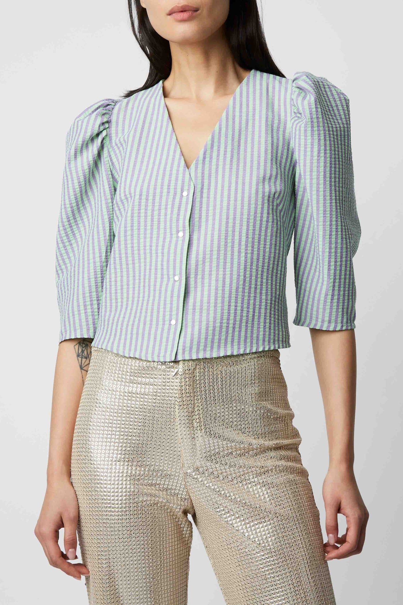 Blouse Constance Hockney - Violet
