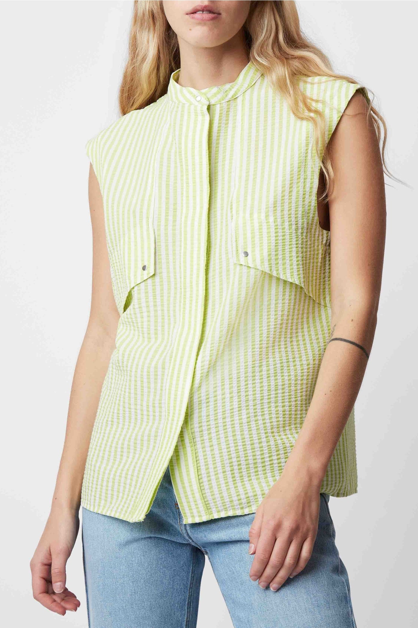 Chemise Mike Hockney - Citron