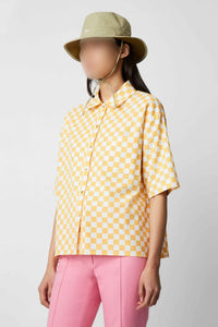 Tony checkered shirt - Gold