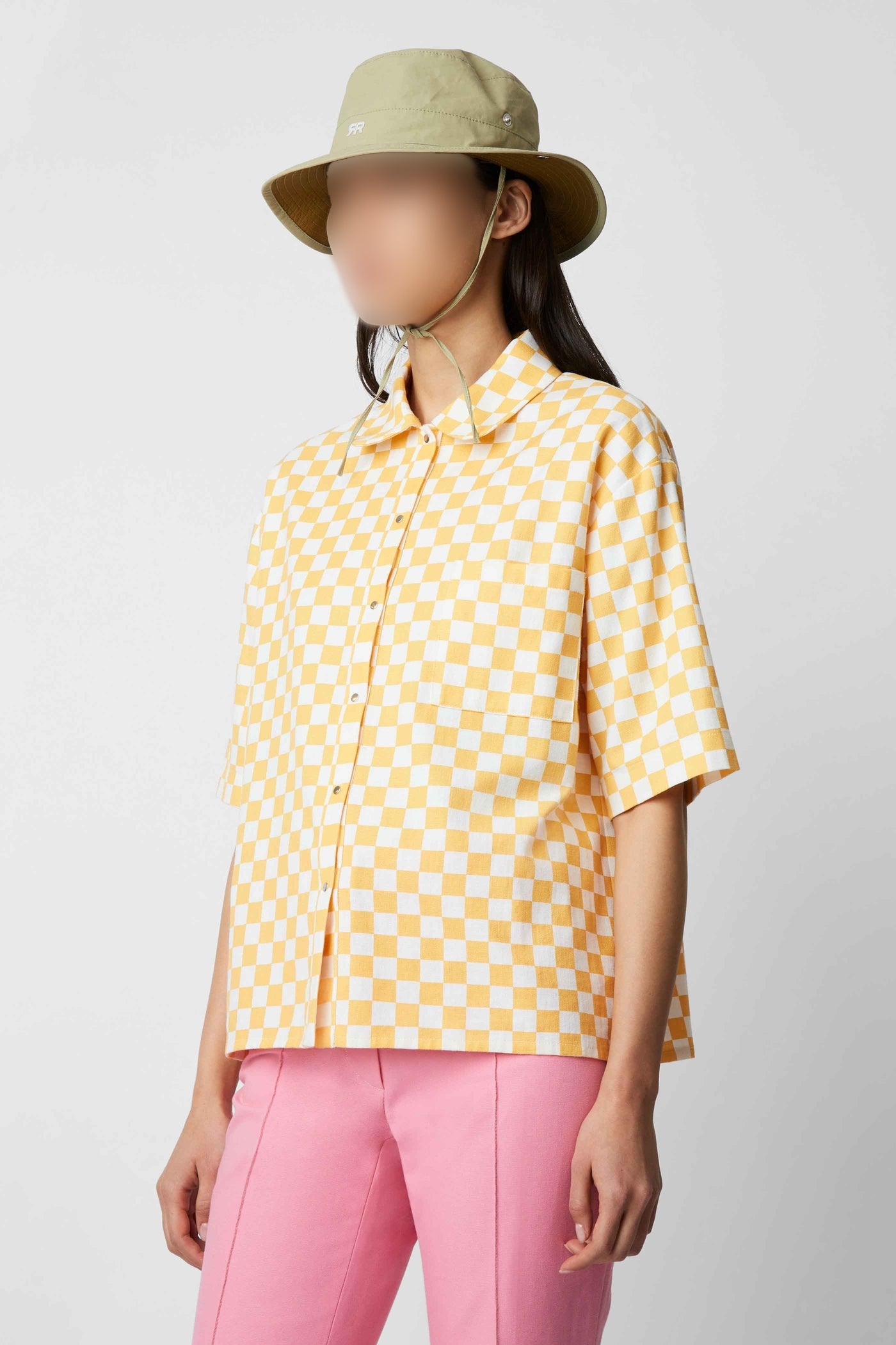 Tony checkered shirt - Gold