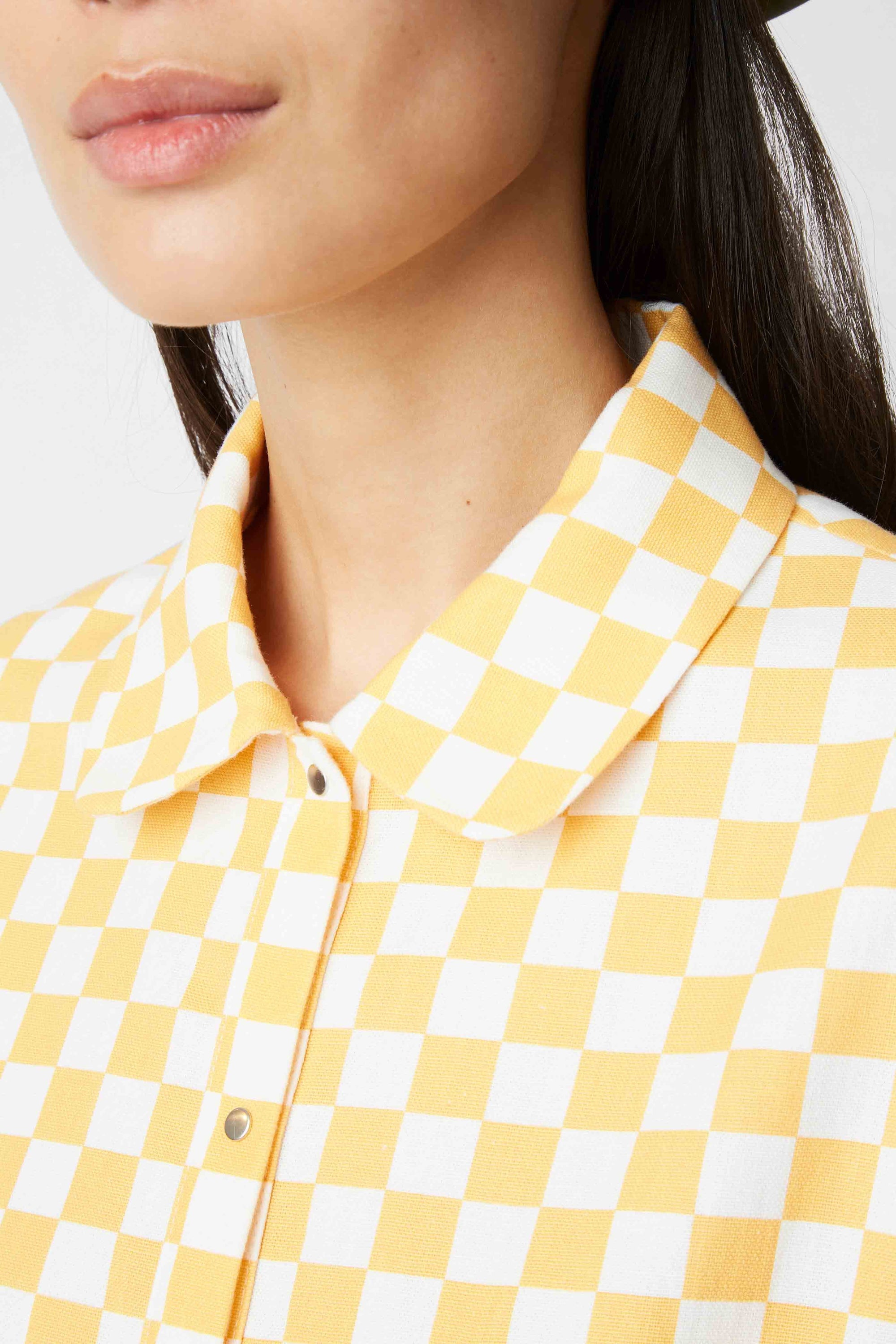 Tony checkered shirt - Gold