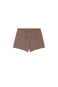 Short Clash à carreaux - Poudre