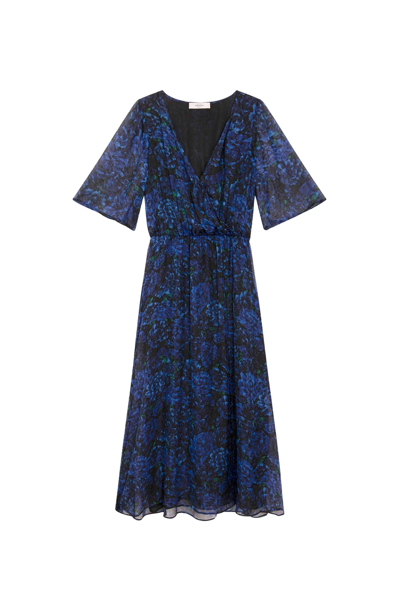 Metro Muse silk maxi dress - Nuit