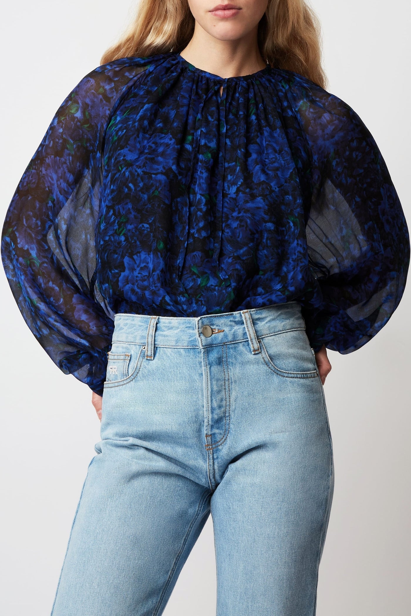 Blouse Twins Muse en soie - Rose