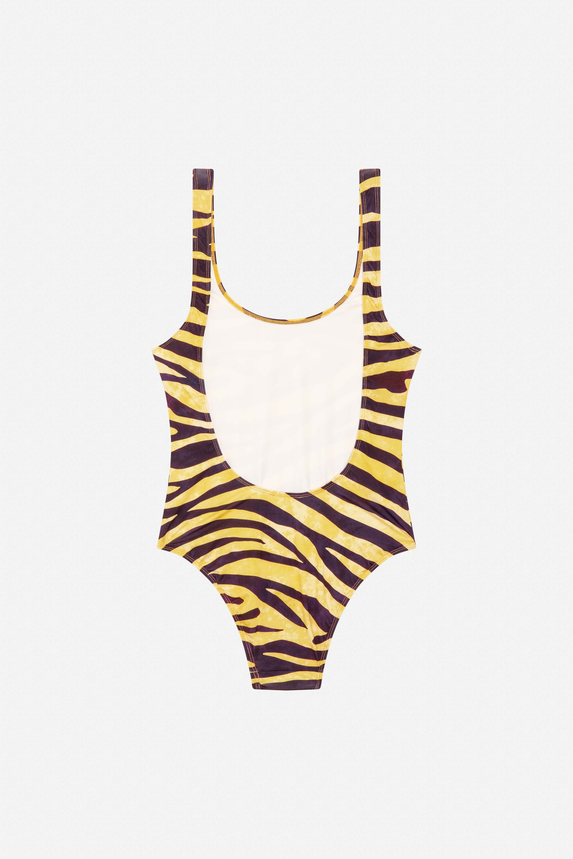 Pamela swimming costume with zebra effect - Soleil