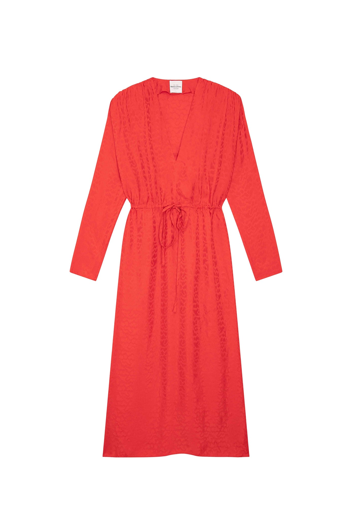 Caroline Cloud maxi dress - Red