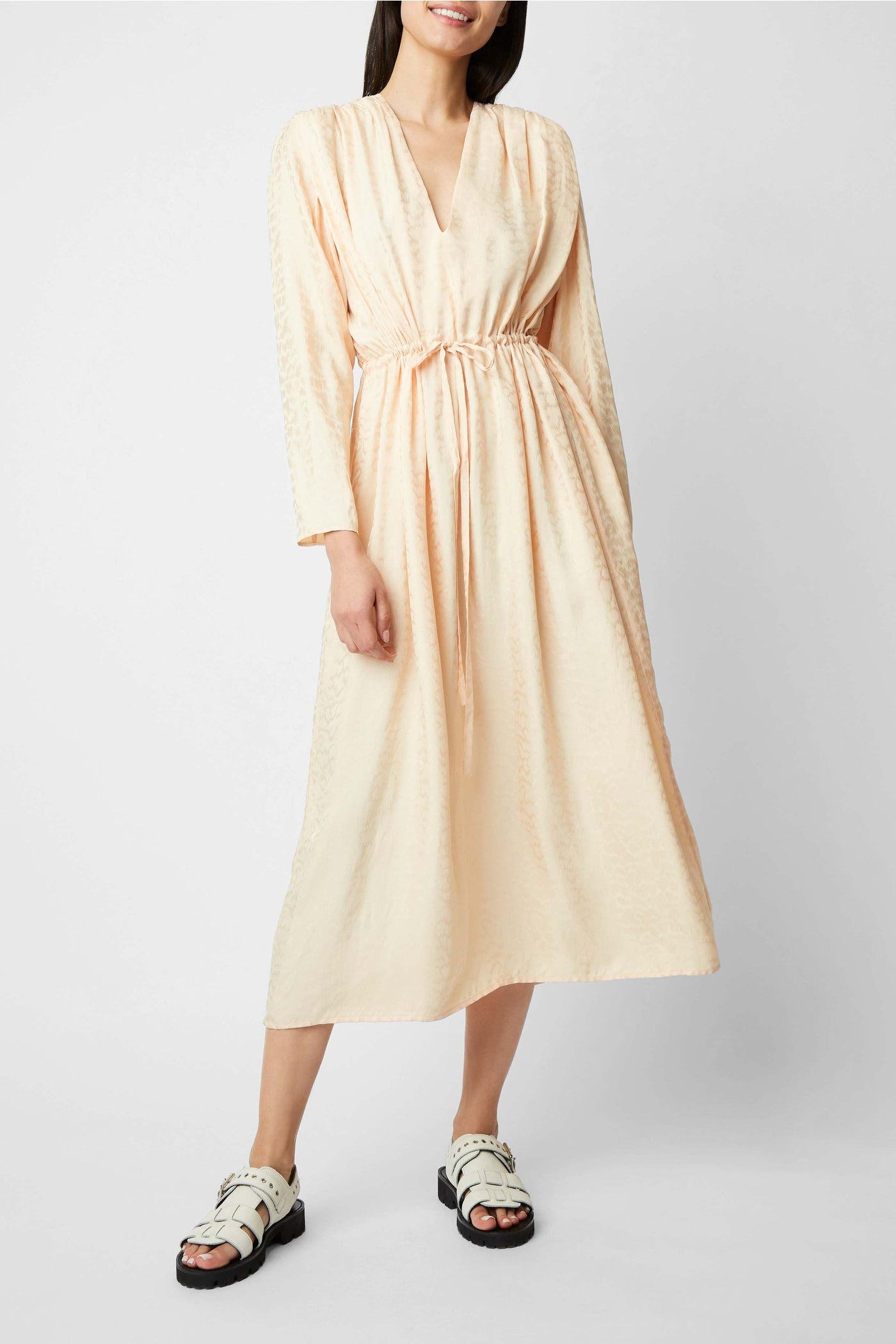 Caroline Cloud maxi dress - Red