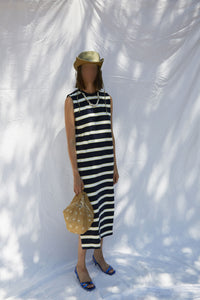 Robe midi Frizzi Preppy - Marine