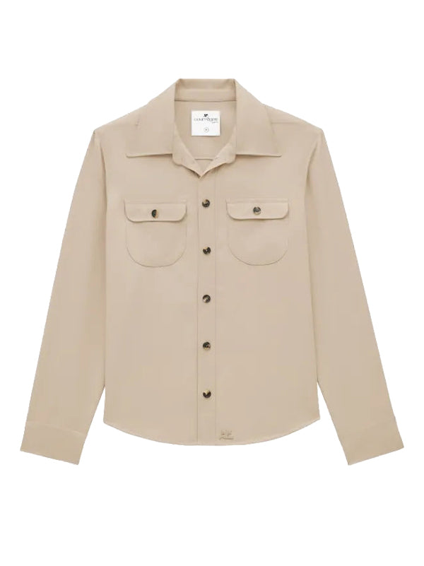 Lightweight Western-style twill shirt - Sand