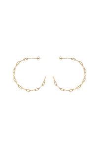 Boucles d'oreilles créoles Eight nano - Gold