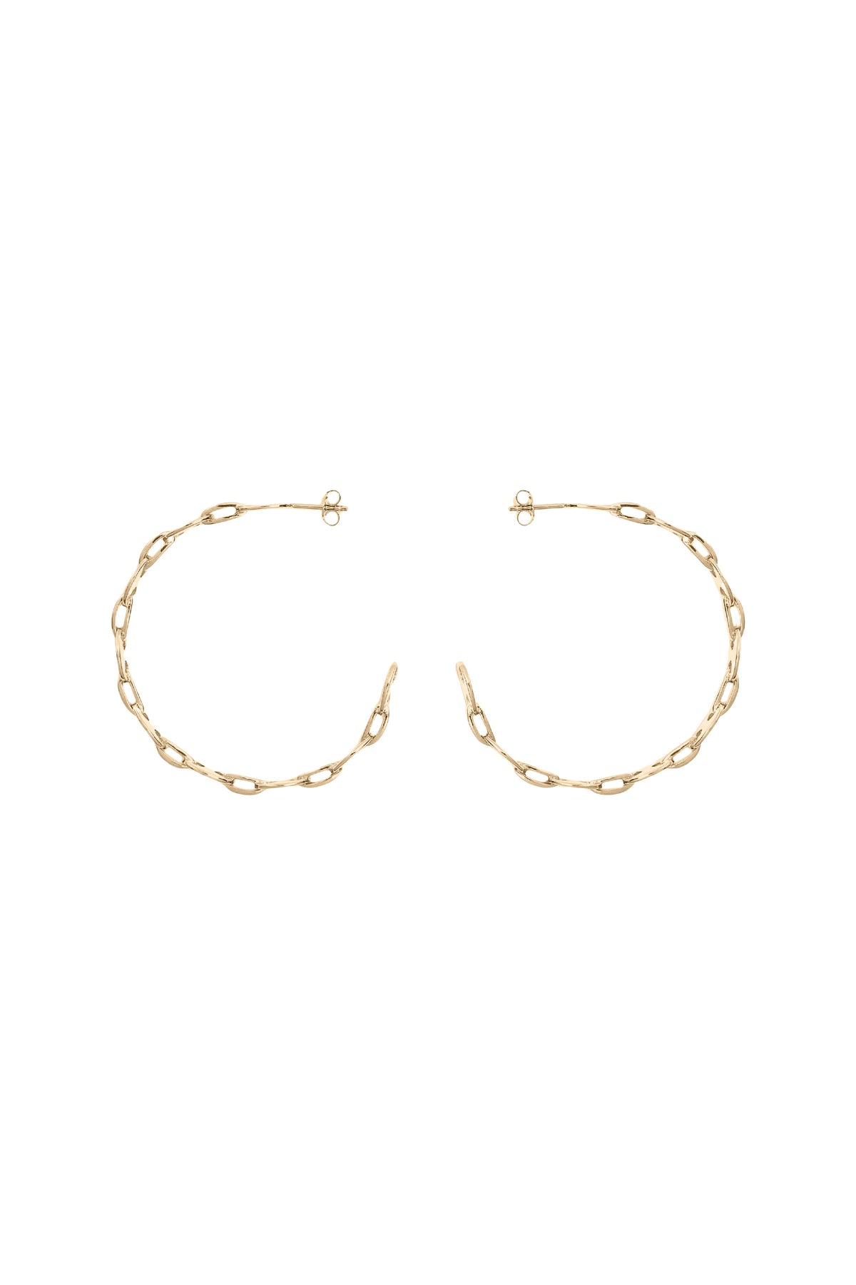 Boucles d'oreilles créoles Eight nano - Gold