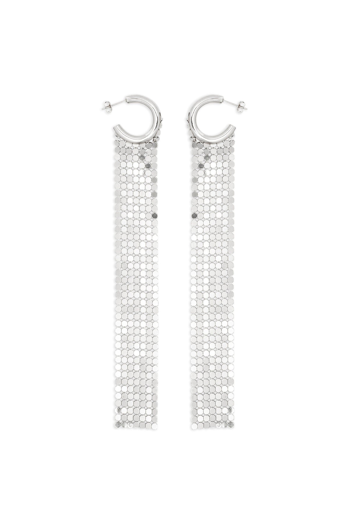 Boucles d’oreilles pixel hoop - Silver