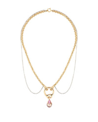 Collier Eclipse Perle en vermeil - Or & argent