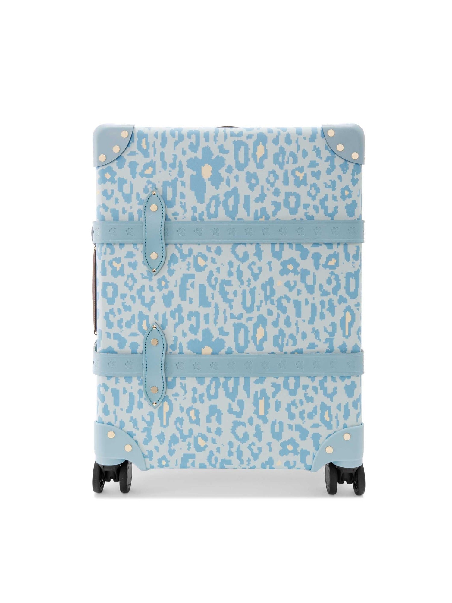 Valise cabine Golf Le Fleur 4 roues - Bleu & Or