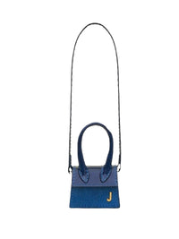 Petit sac Chiquito à bandoulière en cuir - Navy Blue