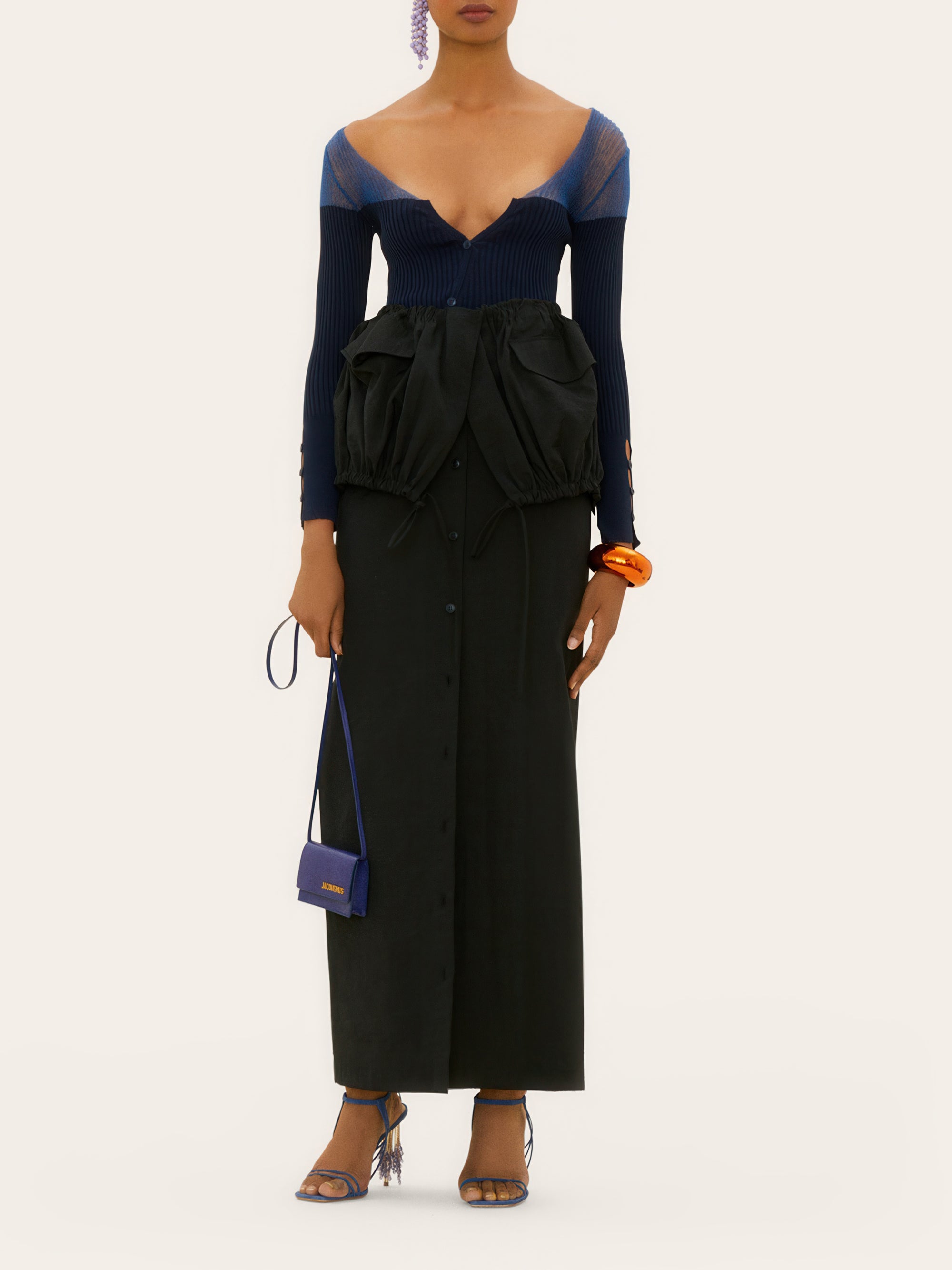 NAVY LE CARDIGAN TORDU