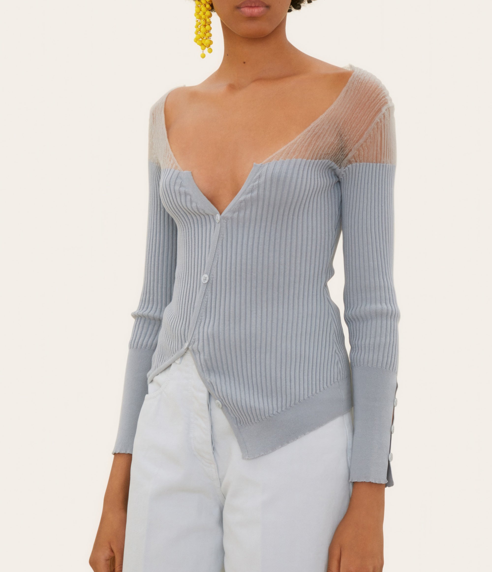 GREY LE CARDIGAN TORDU