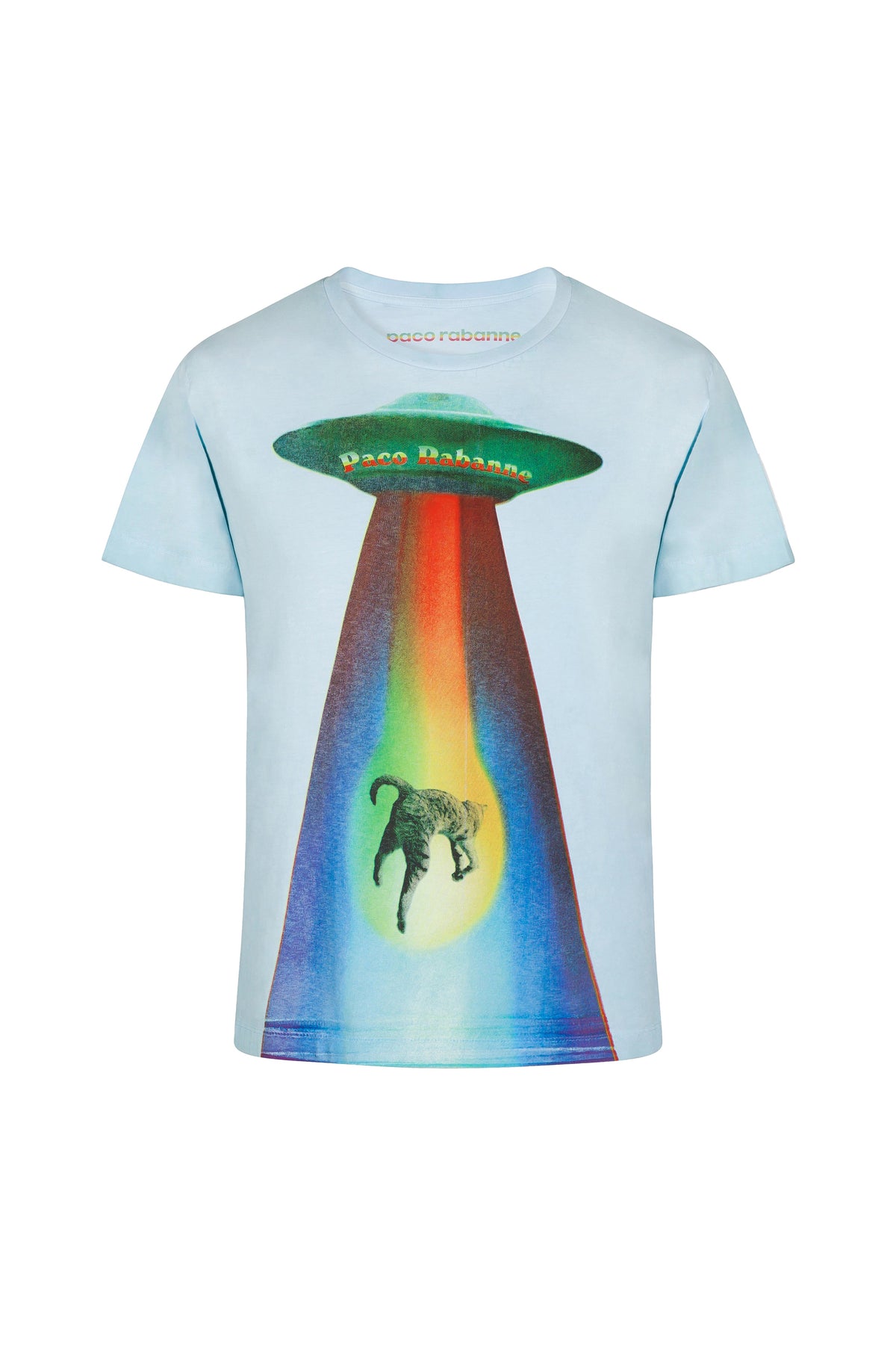 T-shirt à imprimé ovni - Blue Multicolore