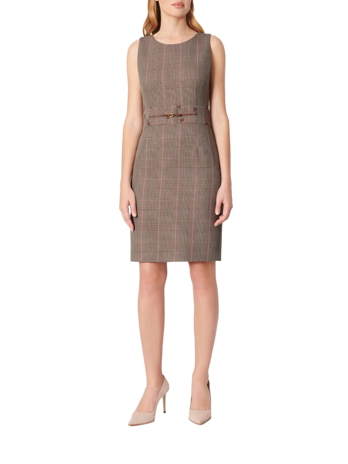 Jacquard dress in a wool blend - Multicoloured