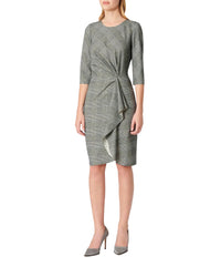 NOIR / BLANC CASSE ROBE