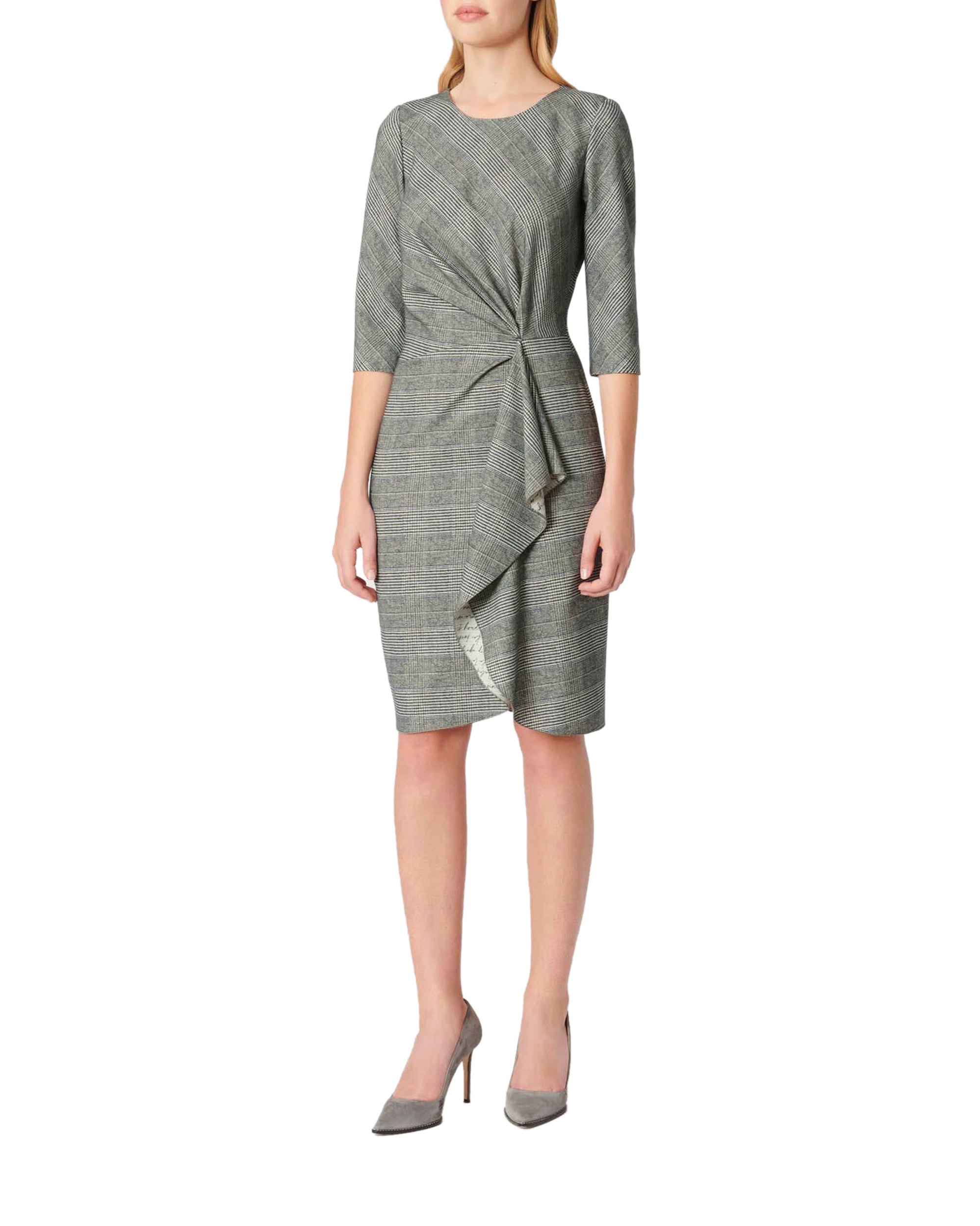 NOIR / BLANC CASSE ROBE