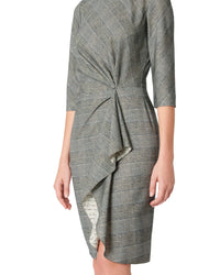 NOIR / BLANC CASSE ROBE