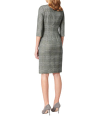 NOIR / BLANC CASSE ROBE