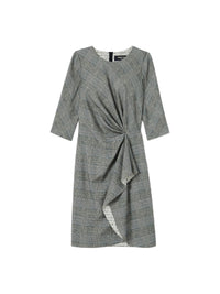 NOIR / BLANC CASSE ROBE