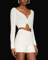 BEIGE STRIPES LE SHORT ARANCIA