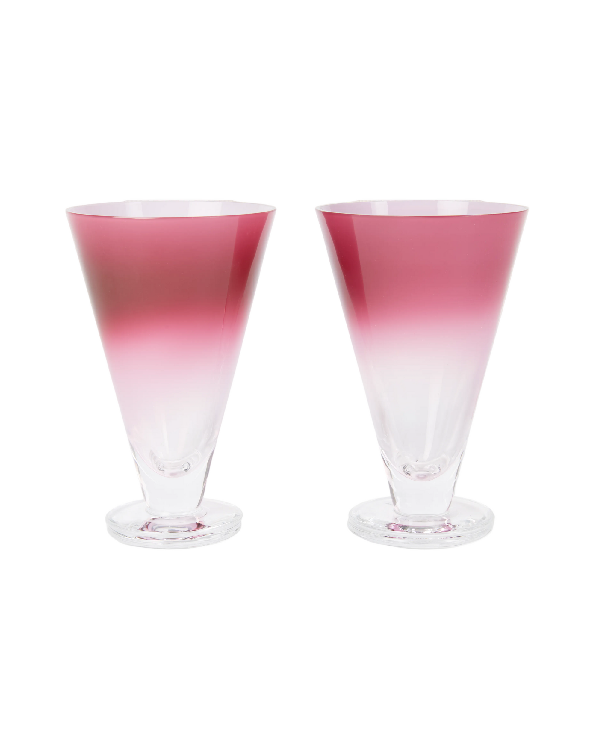 Lot de 2 verres - Pink