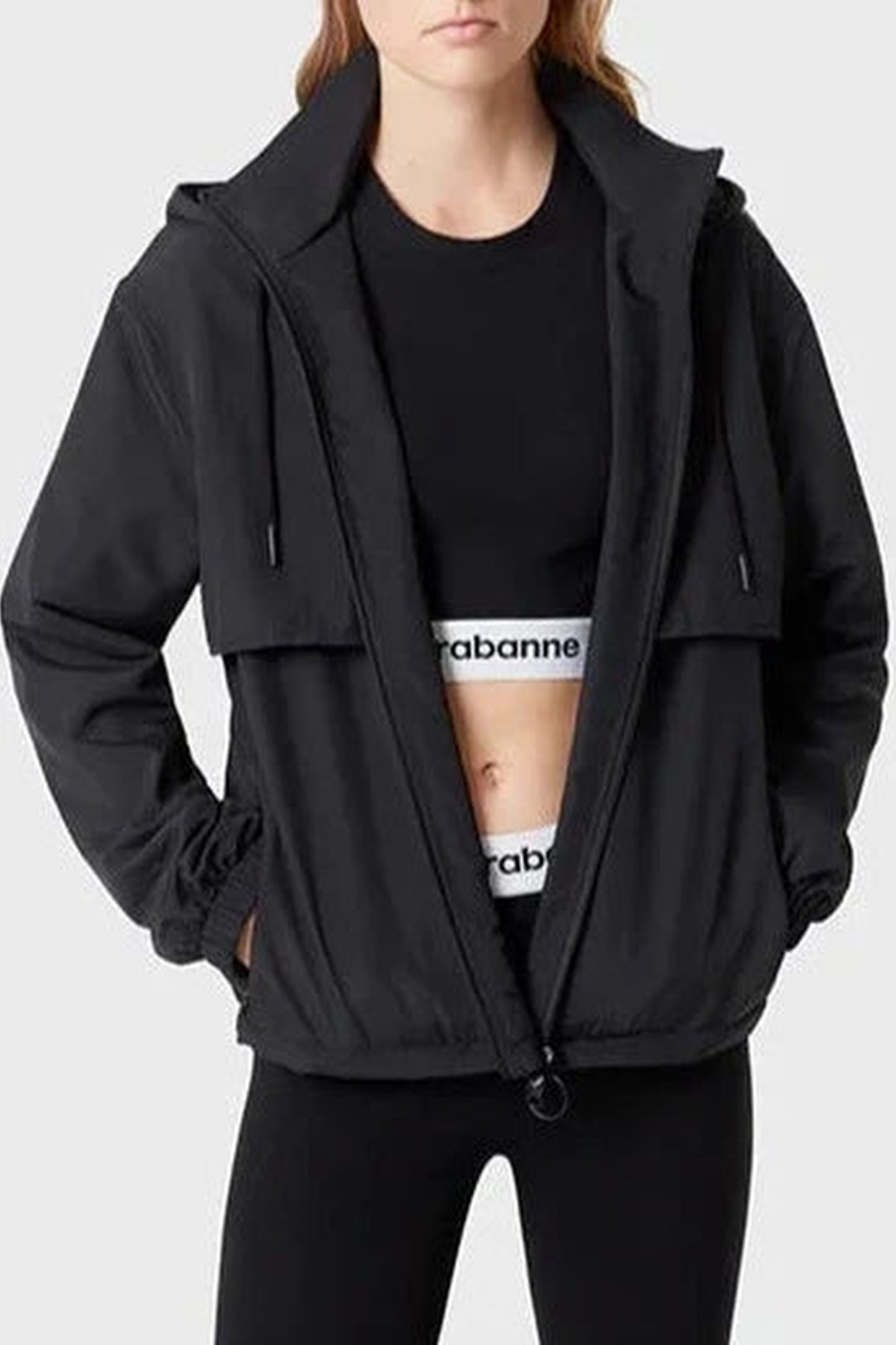 Gilet Bodyline à capuche - Black
