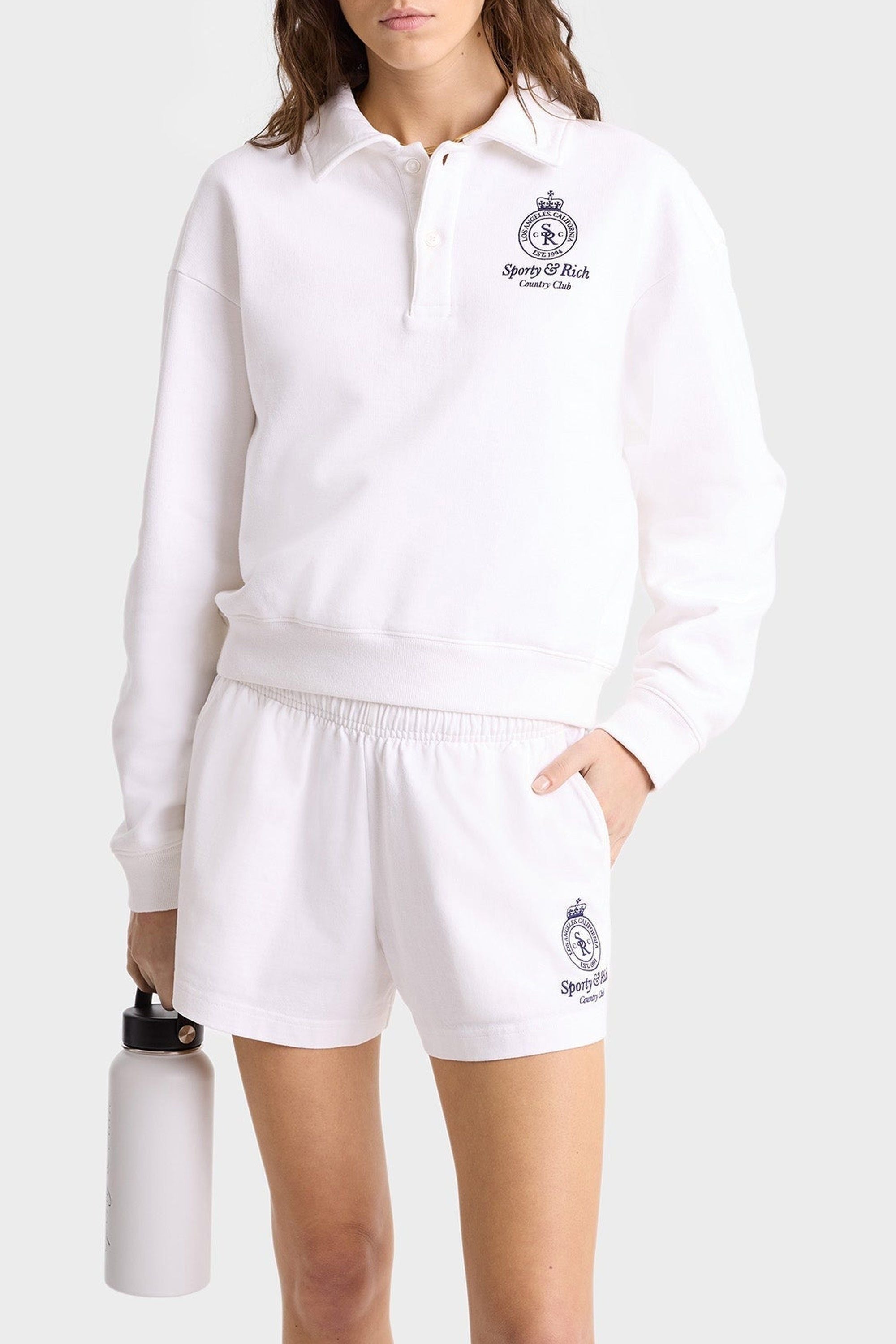 Polo Crown Country à broderie - Blanc