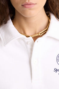 Polo Crown Country à broderie - White