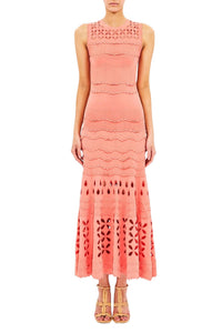 Lakshmi Eyelet Knit Dress