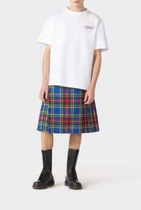 Les Punks unisex t-shirt with pin - White & Black