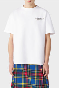 Les Punks unisex t-shirt with pin - White & Black