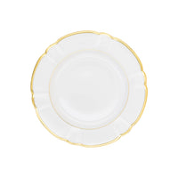 Assiette à dîner Colette en porcelaine - Or