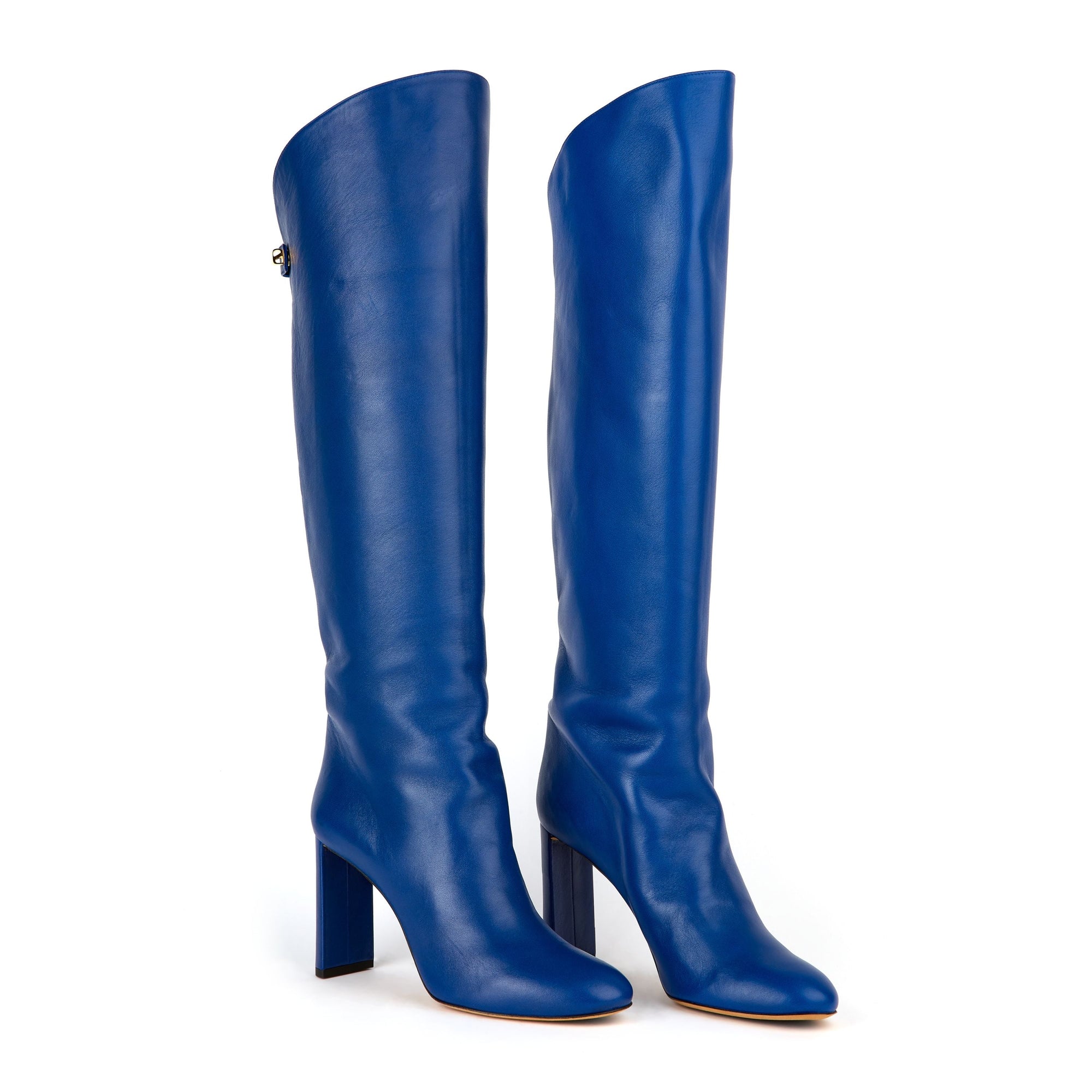 14qty DÉJÀ VU 320€ / Bottes Adriana 90 en cuir Nappa - Blue