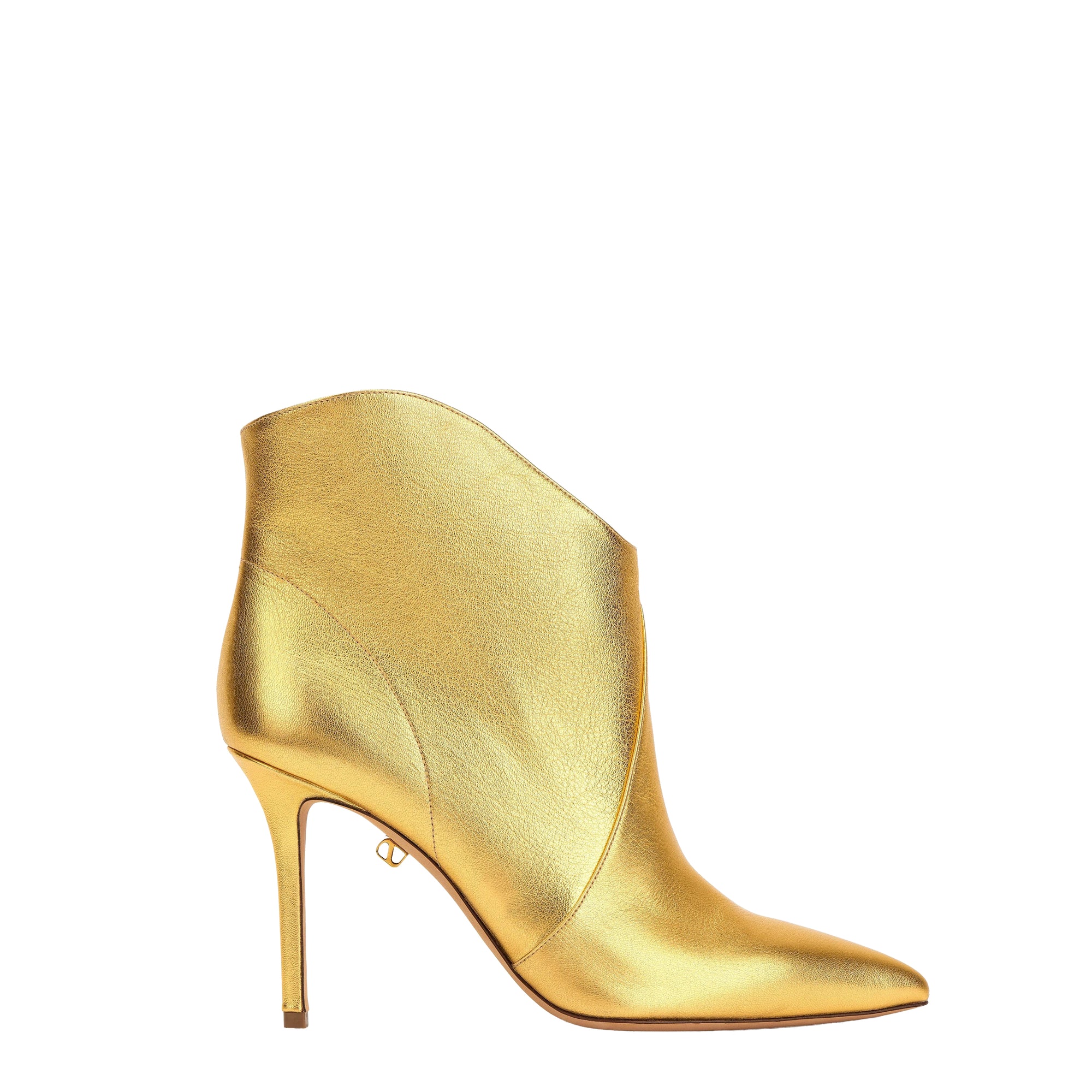 7qty DÉJÀ VU 190€ / Bottes Astrid 90 en cuir Nappa - Gold
